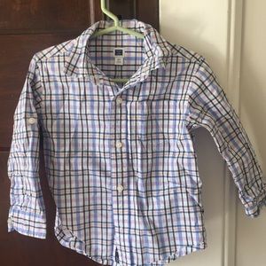 Janie and Jack bundle- 2 button down shirts